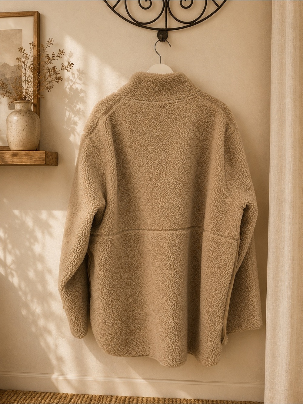 Nike Men’s Yoga Sherpa Pullover Sweatshirt - Picture 3 of 6